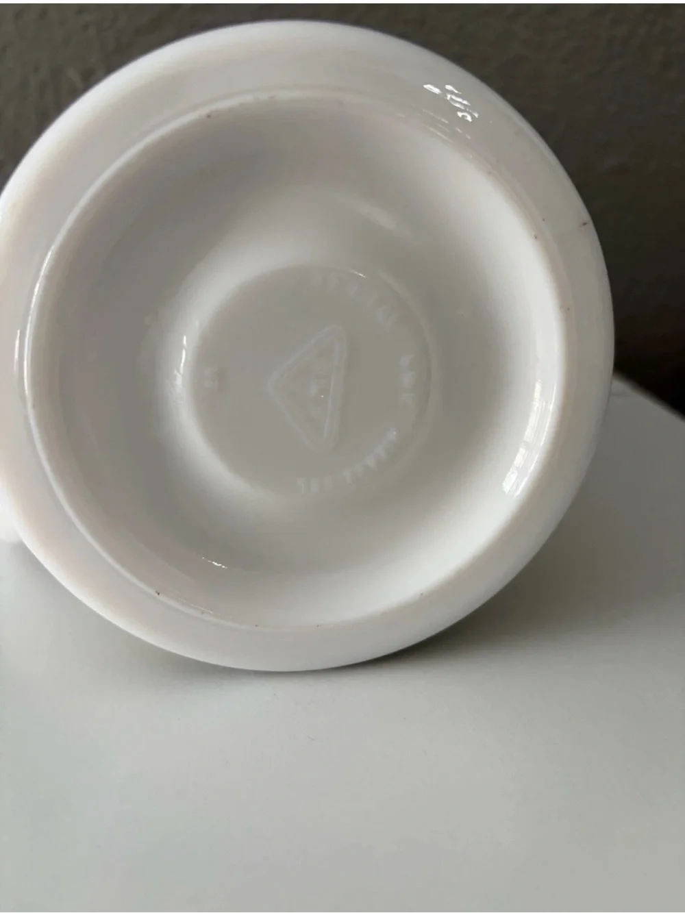 Vintage German BMF Lover’s Floral Milk Glass Beer Stein